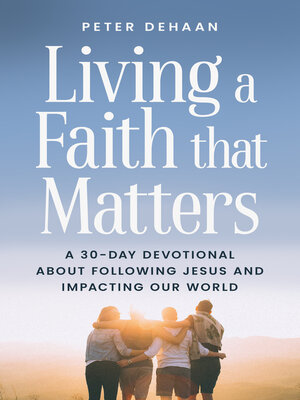 cover image of Living a Faith that Matters